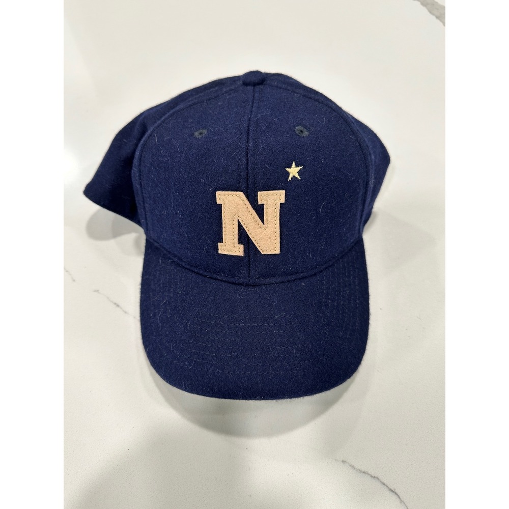Legacy Navy Hat Cap Adjustable‎ Leather Strapback Baseball
